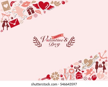 Background of Valentine's Day