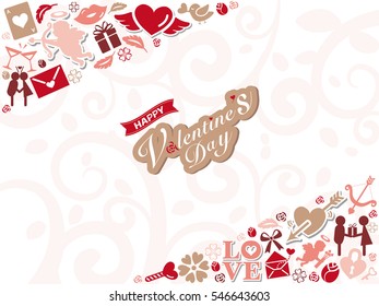 Background of Valentine's Day