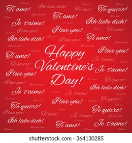 the background Valentine's Day, Valentine's Day card