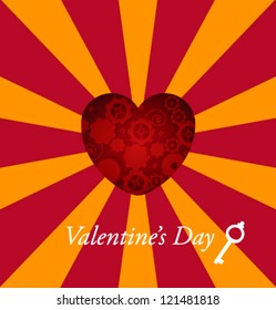 Background for valentine's day. Template poster.