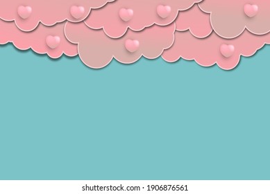 the background for valentines day and there is space to fill in.