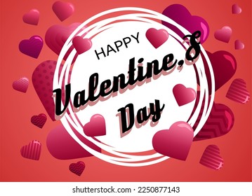 background for valentine's day. vector valentines. Valentine's Day