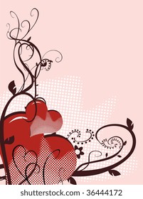 background Valentines Day in vector format very easy to edit