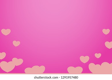 background valentines day.Vector Illustration of Valentines Day Card