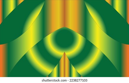 background with variations of dark green, yellow and orange