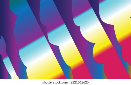 fondo con variaciones en color púrpura, rosa, amarillo, verde, azul y blanco