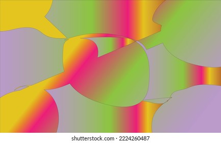 fondo con variaciones en amarillo, verde, naranja, rosa y morado claro