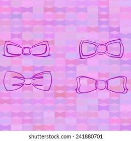 background of variegated abstract crystal object with sign