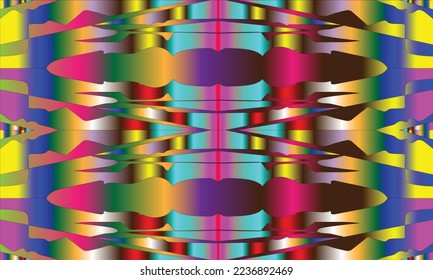 background with a variety of colorful patterns