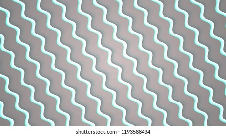 Background with a variety of multicolored waves in a paper style.