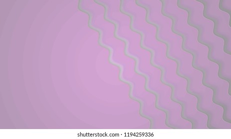 Background with a variety of multicolored waves in a paper style.