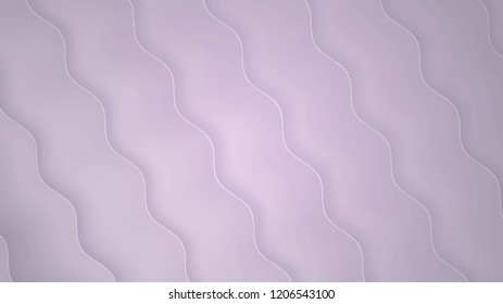 Background with a variety of multicolored waves in a paper style.