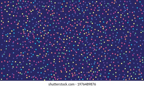a background with various colored dots