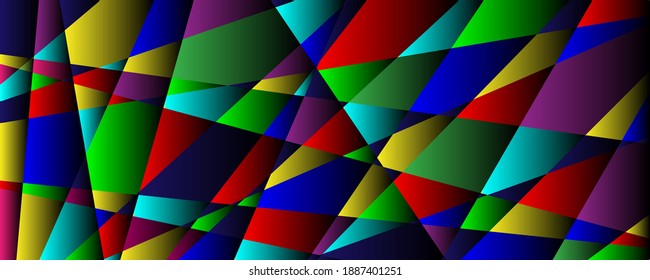 fondo con varios colores con formas abstractas