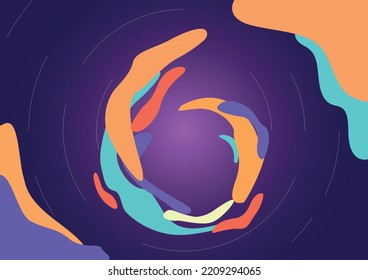 Ilustración de diseño de arte vectorial de fondo