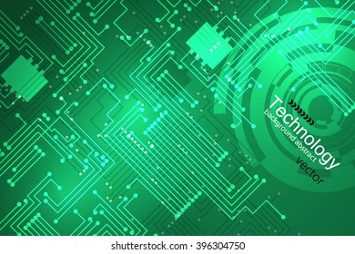 Background vector circuit board design.