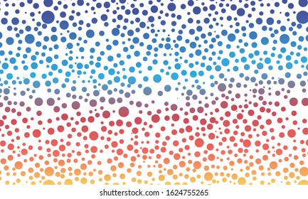 background vector with colorful gradation circle patterns