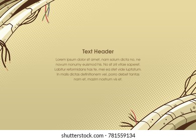 Background vector with concept futuristic.