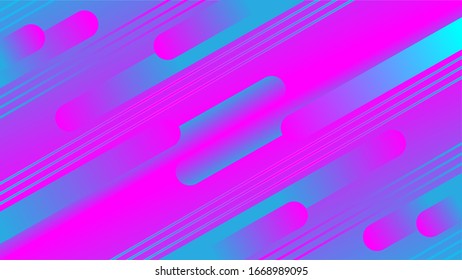 Background vector creative abstract design. Abstract with blue and pink color gradient.