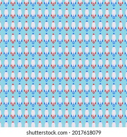 Background vector design with rocket object isolated on sky blue background
