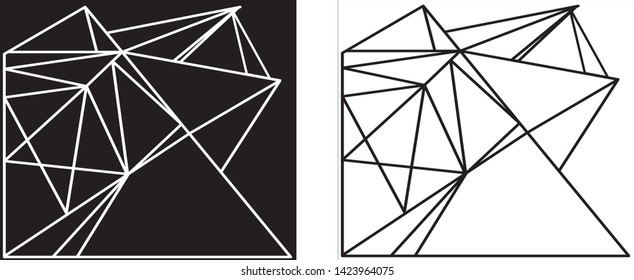 Background vector  diamond black or white