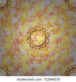 Background. Vector ethnic mandalas, doodle background circles.
