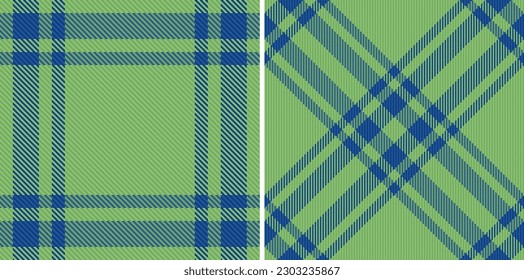 Background vector fabric. Plaid textile check. Seamless texture tartan pattern in set.