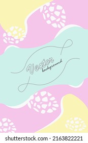 Background Vector Fullcolor With Floral Silk Modern Potrait