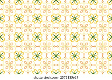 Background vector geometric seamless fabric 