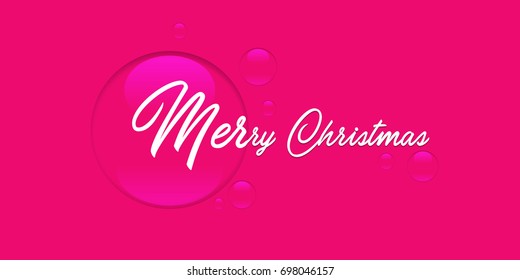 Background vector greeting card christmas with the effect of beautiful water droplets