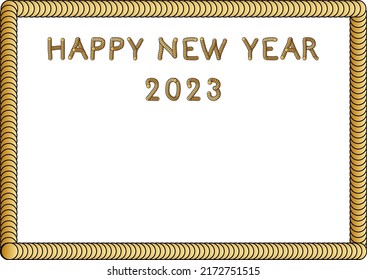 Background vector Happy New year 2023