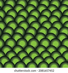 The background vector has a beautiful pattern for decoration like green fish scales