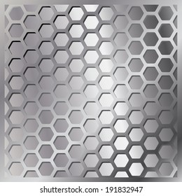 Background vector in honeycomb concept.