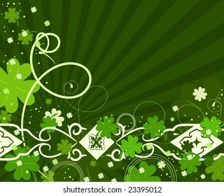 Patrick?s background. Vector illustration