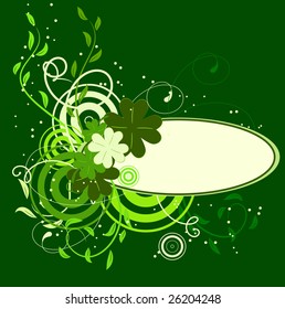 Patrick?s background. Vector illustration