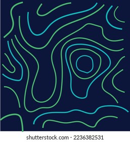 Ilustración de vectores de fondo plantilla de fondo de pantalla de diseño de línea de contorno moderno abstracto