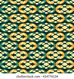 Background vector illustration abstract seamless pattern of colored ovals.