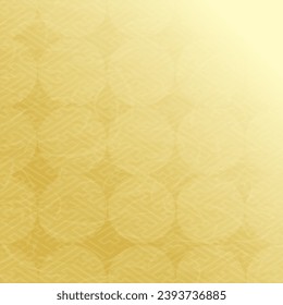 Background vector illustration arranging traditional Japanese patterns