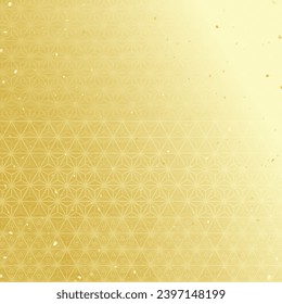Background vector illustration arranging traditional Japanese patterns