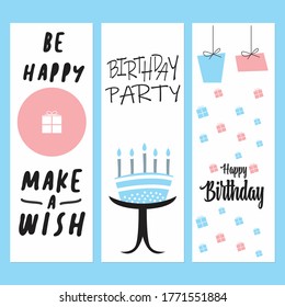 Background vector illustration birthday, suitable for use for greeting cards, baners, posters and invitations.
