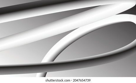 ilustración de vector de fondo con gradiente negro y blanco