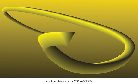 ilustración de vector de fondo con gradiente negro y amarillo