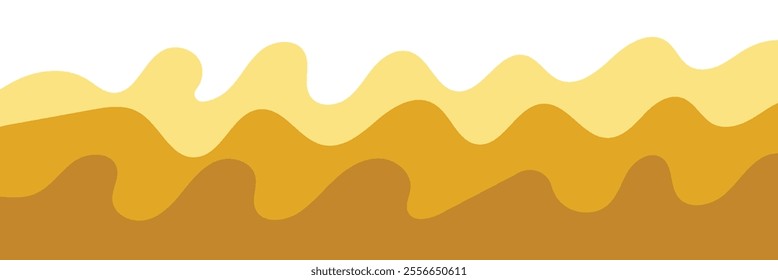 Background vector illustration of blue ocean wave layer