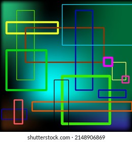 background vector illustration with box ornament