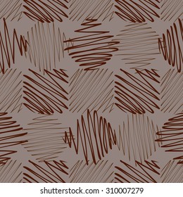 Background vector illustration chessboard strokes seamless pattern.