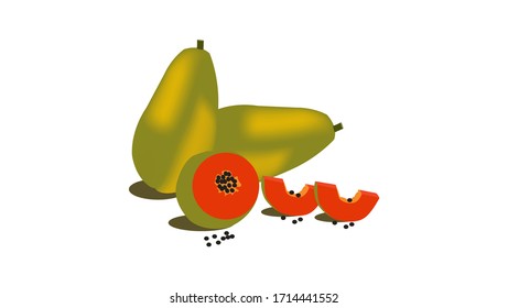 background vector illustration fresh fruits 