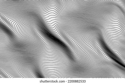 Background Vector Illustration of grey color seamless line pattern abstract, EPS10 Vector
