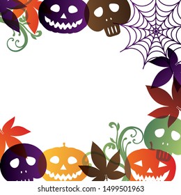 background vector illustration of Halloween