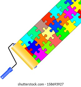 Background Vector Illustration jigsaw puzzle