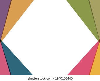 Background vector illustration material that looks like the colors are out of alignment when printed.